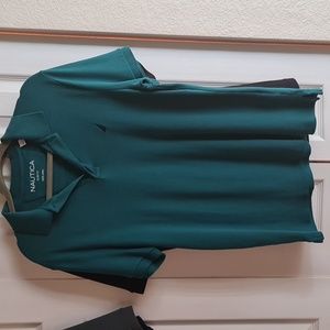 Nautica Men's Slim Fit Polo TEAL